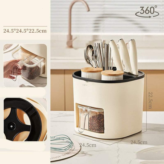 Kitchen Storage Multifunctional Large-Capacity Chopstick Spoon Storage Holder Cutlery Knife Fork Kitchen Tools