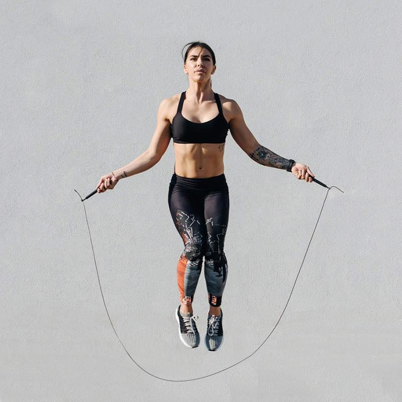 DMOOSE Jump Rope for Weight Loss and Workout - Speeds up Metabolism, Improves Coordination, and Increases Speed and Stability