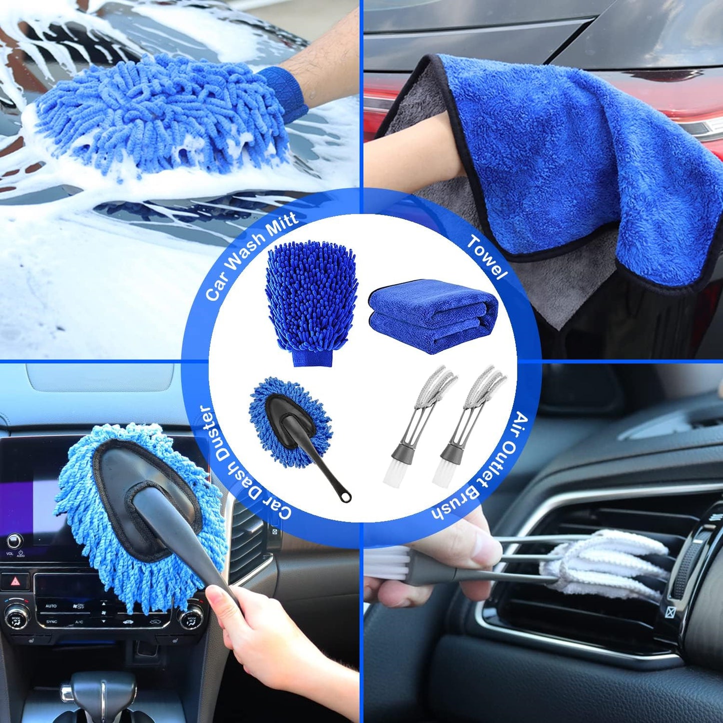 26Pcs Car Detailing Brush Set, Car Detailing Kit, Car Detailing Brushes, Car Car